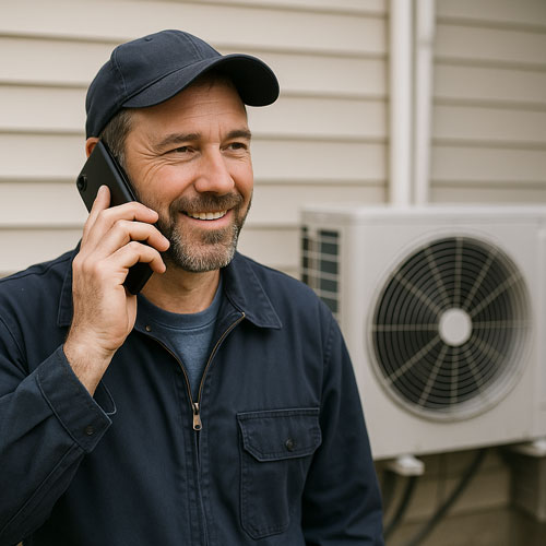 Exclusive heat pump lead calls or local contractors